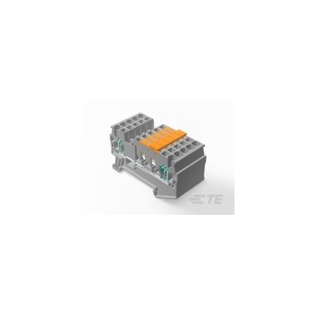 Te Connectivity Terminal Block, 16 A, 600 V AC, 12 AWG 2271577-1